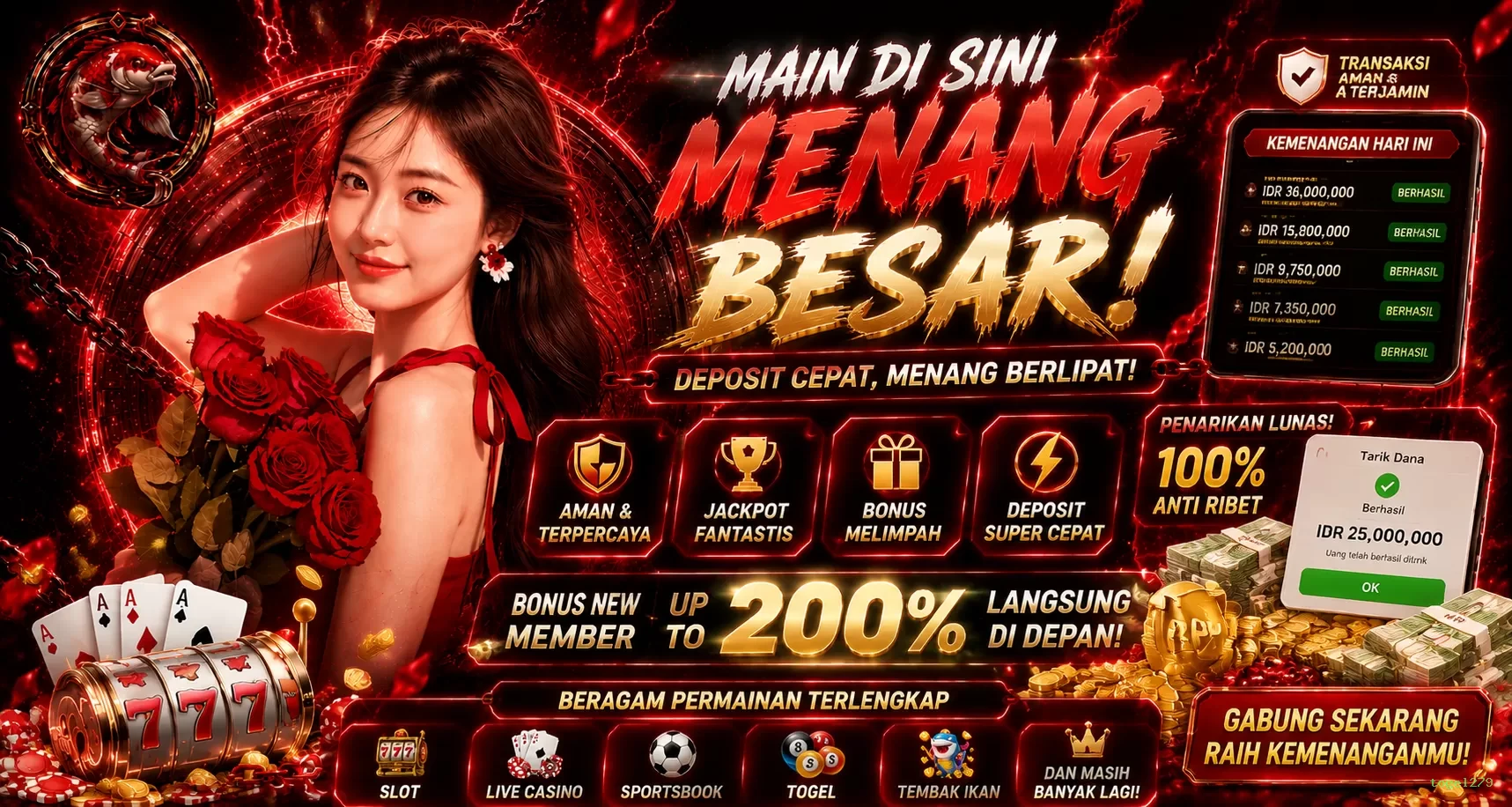 Ikon aplikasi togel279 resmi